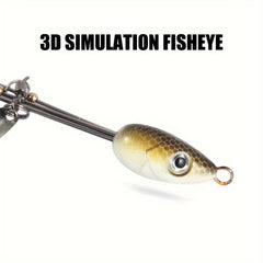 OUYALINE Umbrella Rig 17g with Multiple Willow Blades for Bass Fishing