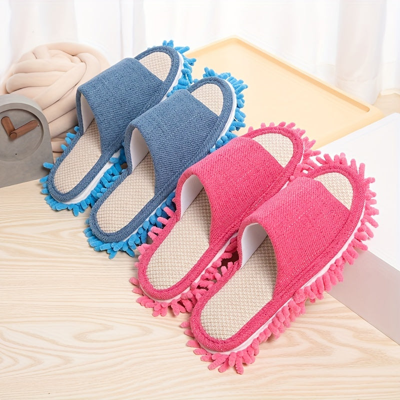 Open Toe Mopping Slippers Slip On Shoes