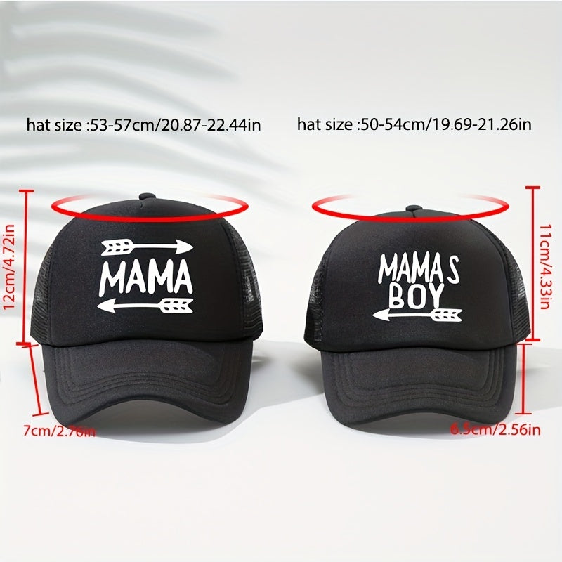 Parent Child Set Mama Mesh Baseball Cap Sunshade Peaked Cap for Toddler