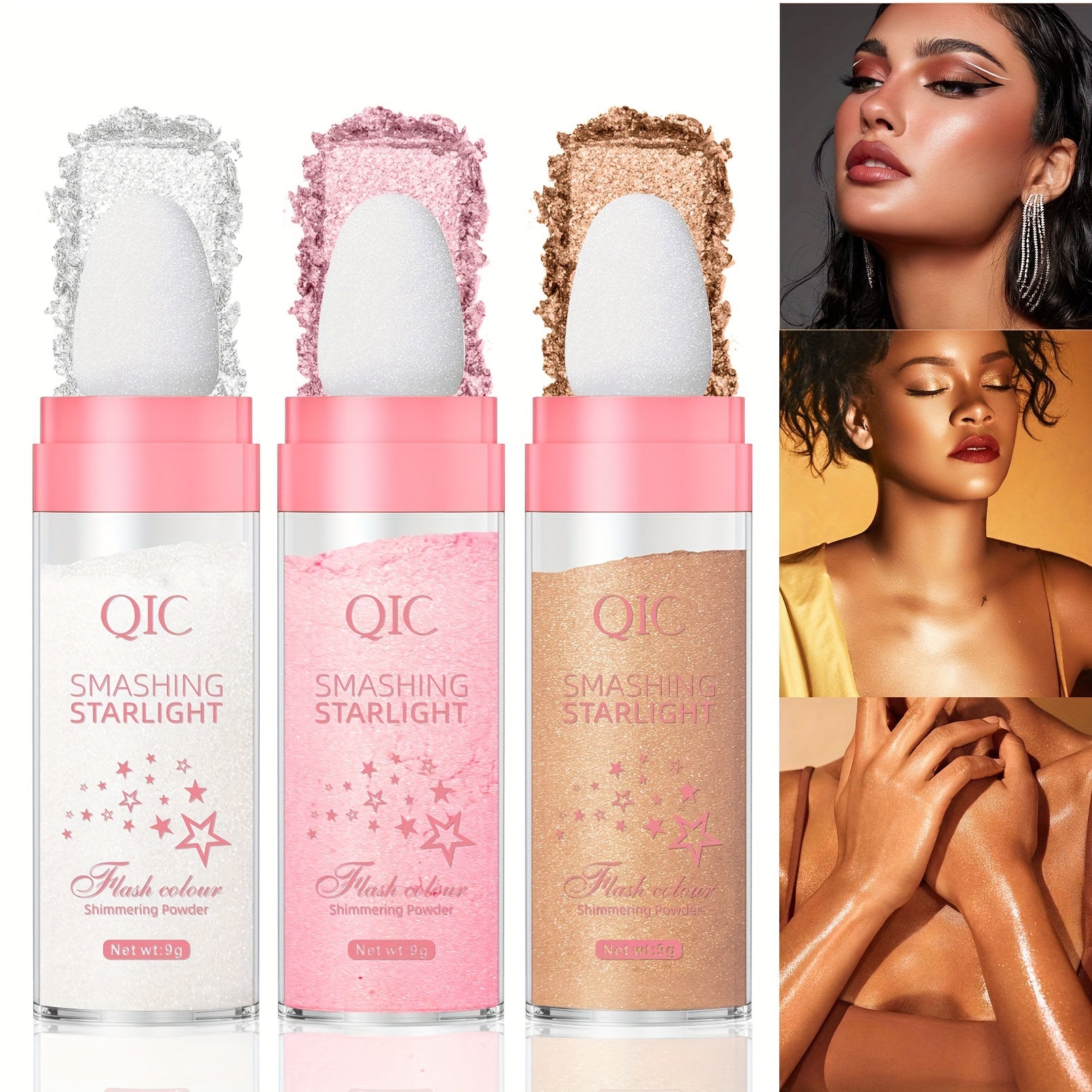 Brightening Full Body Highlighter Powder Glitter