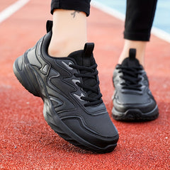 Waterproof Height Increased Running Shoes Chunky Sports Sneakers