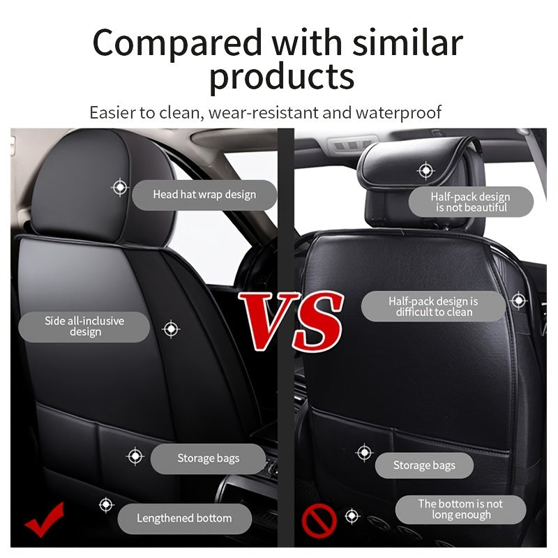 Car Seat Cover PU Leather Protector Four Seasons Car Accessories