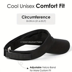 Summer Sun Visor Hats for Women Men with Ponytail Hole