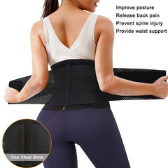 Breathable Waist Trainer Trimmer Belt Tummy Control Wrap Cincher