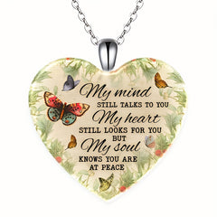 Romantic Love Heart Crystal Pendant Necklace Women's Jewelry