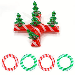Inflatable Christmas Cane Ring Toy