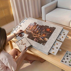 Foldable Puzzle Board Felt Mat for 1000pcs Games