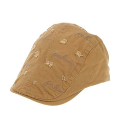 Spring Autumn Hole Beret Peaked Cap for Men Women