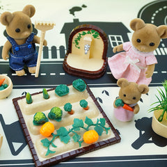 Forest Animal Family Doll House Furniture 1:12 Mini Toy Set for Girl Dolls