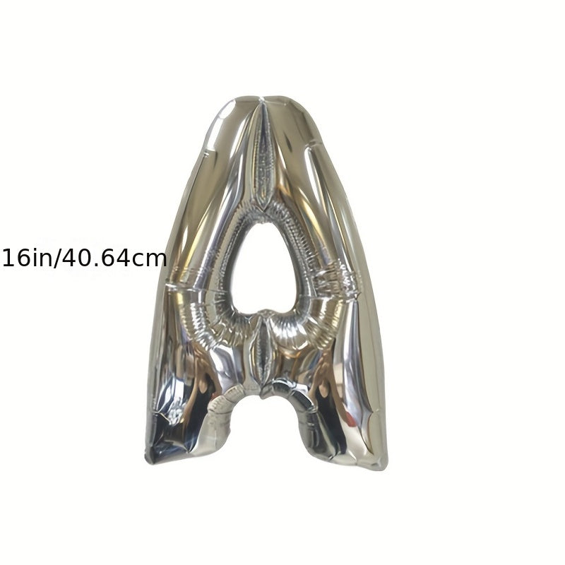 40 64 Cm Silvery 26 Letters Wedding Party Set