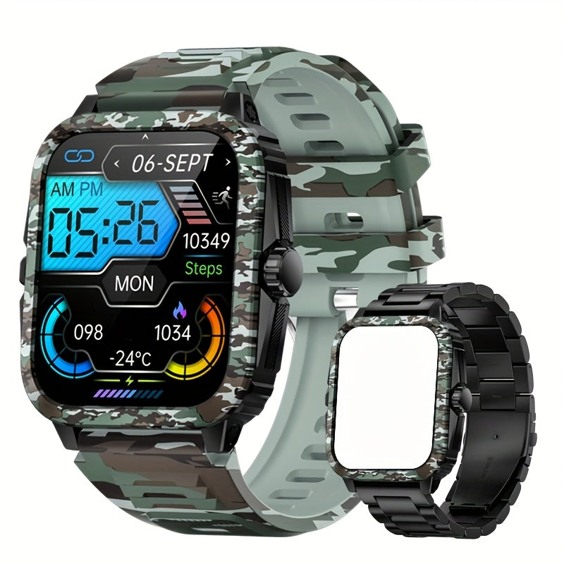 JELLOO Smartwatch: Voice Assistant, Weather Updates, Wireless Calling