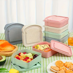 Reusable Sandwich Storage Box - Microwave Safe - Kitchen Organizer