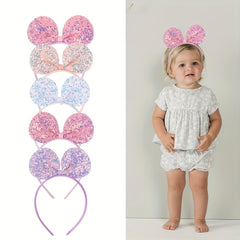 Baby Girls Crown Mouse Ear Hair Hoop Headwear Princess Hair Accessories
