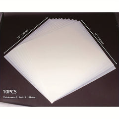 30x48in 7.5 Mil Milky Translucent Mylar Sheet for Stencil Making