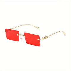 Metal Rimless Sunglasses