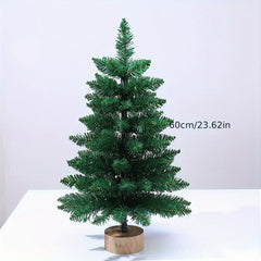 17 71in Mini Small PE Mixed Pointed Christmas Tree Desktop Decoration