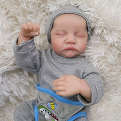 Levi Lovely Boy 48 Reborn Doll Realistic Skin Veins Hair Clothes Accessories