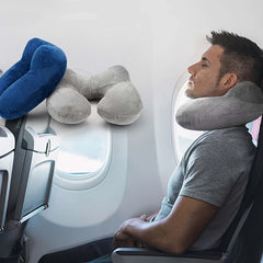 Soft Inflatable U-shaped Pillow for Travel, Home & Outdoor