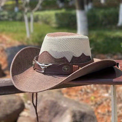 Western Cowboy Hat for Outdoor Travel Sunscreen Shading Vacation