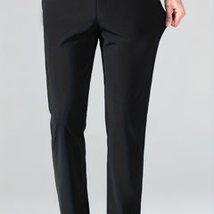 Men's Solid High Stretch Dress Pants - Spring/Summer Business