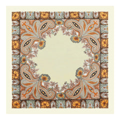 Vintage Printing Silk Scarf Neck Shawl Hair Wrap