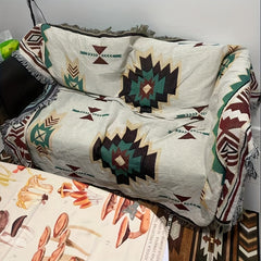 Creative Retro Picnic Mat Tear Resistant Camping Blanket