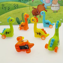 Long Neck Dinosaur Pull back Car Toy for Kids