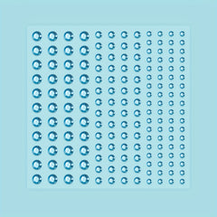 169pcs Eye Makeup Stickers Rhinestone Pearls Flash Face Jewelry