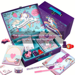 Unicorn Stationery Set Letter Writing Kit Birthday Craft Toys