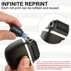 1pc Identity Protection Roller Seal 2 Pack Confidential Roller Seal