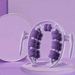 26" Yoga Circular Clip Roller with Handles for Muscle Relaxation