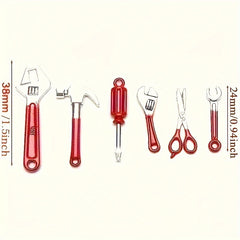 Mini Hammer Wrench Tool Set Creative Ornaments Holiday Decoration
