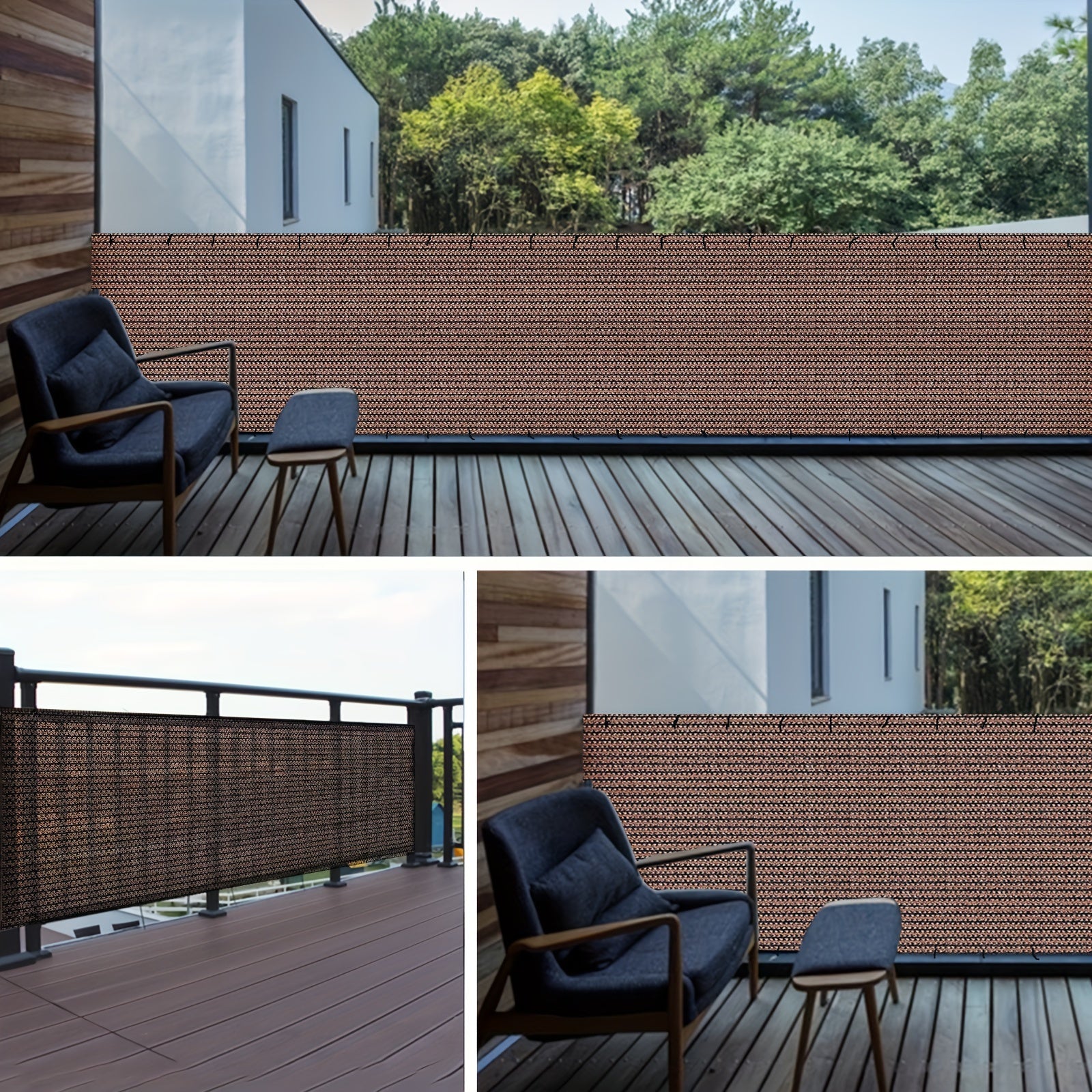 Balcony Fence Curtain Ventilation UV Protection