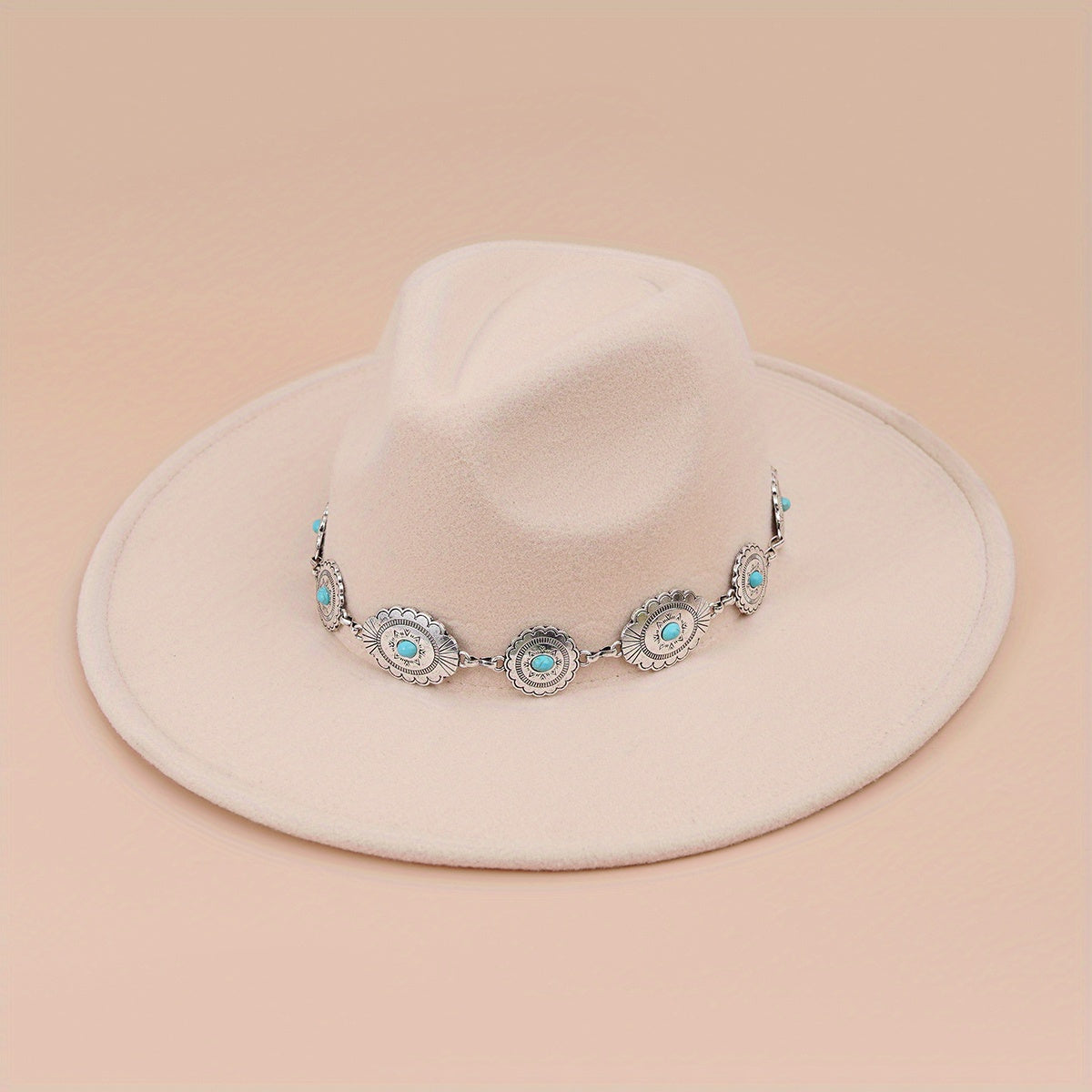Western Vintage Cowboy Hat with Boho Hatbands