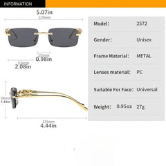 Vintage Leopard Head Metal Sunglasses Wholesale