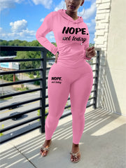 Nope Not Today Print Two Piece Set