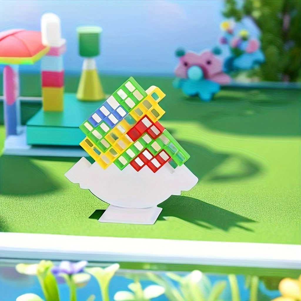 Jenga Balanced Building Blocks Game