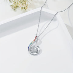 7 Chakra Pendant Yoga Chakra Healing Stone Necklace Women's Energy Balance