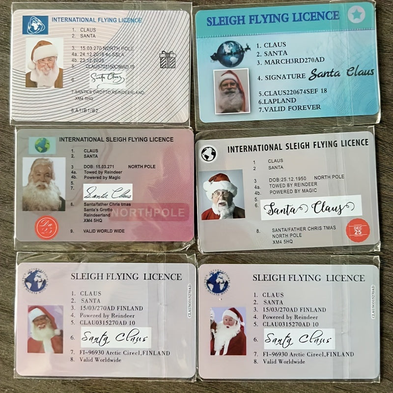 5pcs Xmas Santa Claus Driving Sled | Christmas Decoration