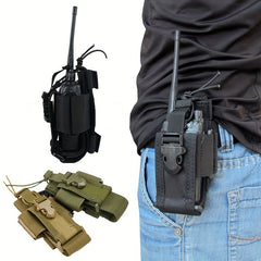 Outdoor Walkie Talkie Holder Pouch with Buckle