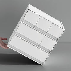 Plastic Desktop Storage Drawer for Jewelry Cosmetics