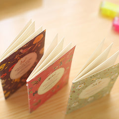Flower Pattern Notebook Mini Pocket Stationery Gift Carry Notepad