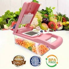 16pcs Vegetable Chopper Set Manual Food Grater Onion Mincer Chopper & More