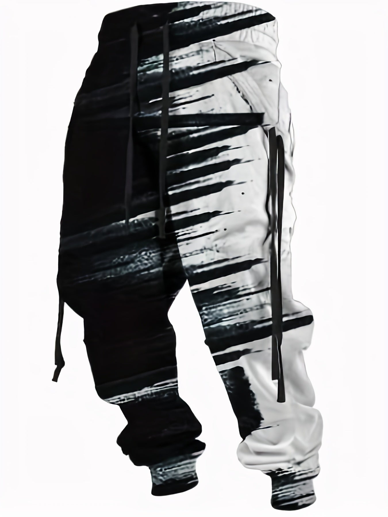 Ribbon Men's Athletic Jogger Pants with Drawstring