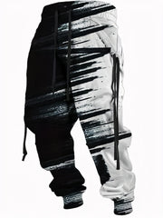 Ribbon Men's Athletic Jogger Pants with Drawstring
