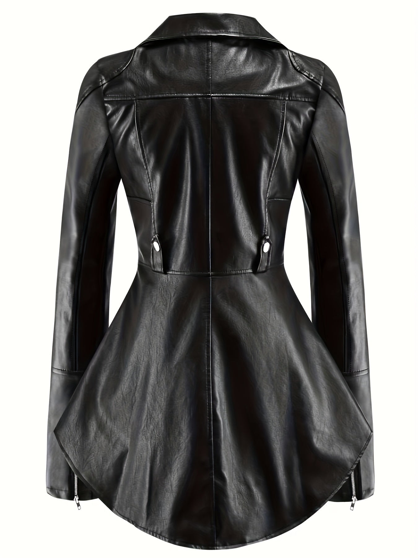 Streetwear Zip Up Lapel Neck Jacket for Fall & Winter