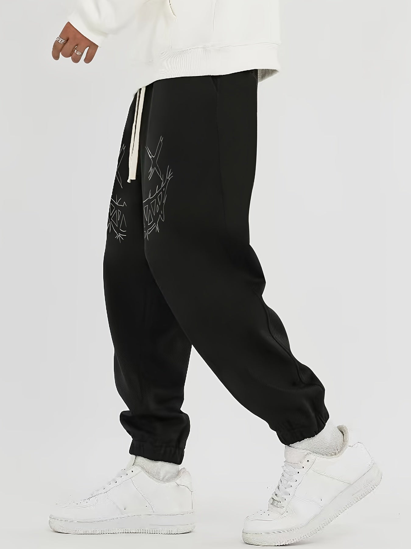 Funny Graphic Print Men's Street Style Sweatpants