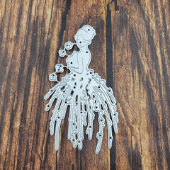 1pc Girl Metal Cutting Die For Card Making DIY Scrapbooking Photo Album