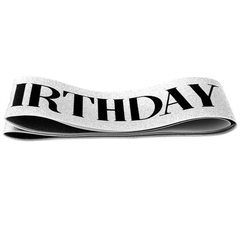 Silvery Birthday Party Strap