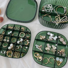 Earring Organizer Jewelry Travel Case Rings Earrings Beads Storage